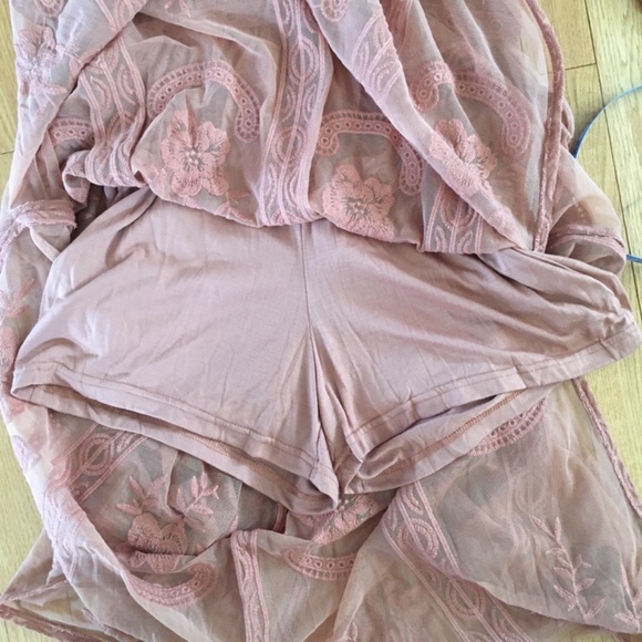 Lace maxi embroidered dress sz medium NWT - Picture 14 of 14